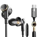 Wired Active Call Noise Cancelling Earbuds (Dynamic & Balanced Armature)-Deep Rich Bass Hi-Fi Stereo In Ear Headphones,Balanced Super Bass Mids Highs