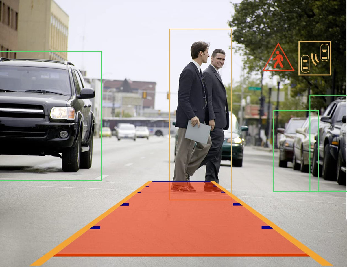 BOYO VTL17AI- Concealed License Plate Backup Camera with Intelligent Detection and Warning Alert