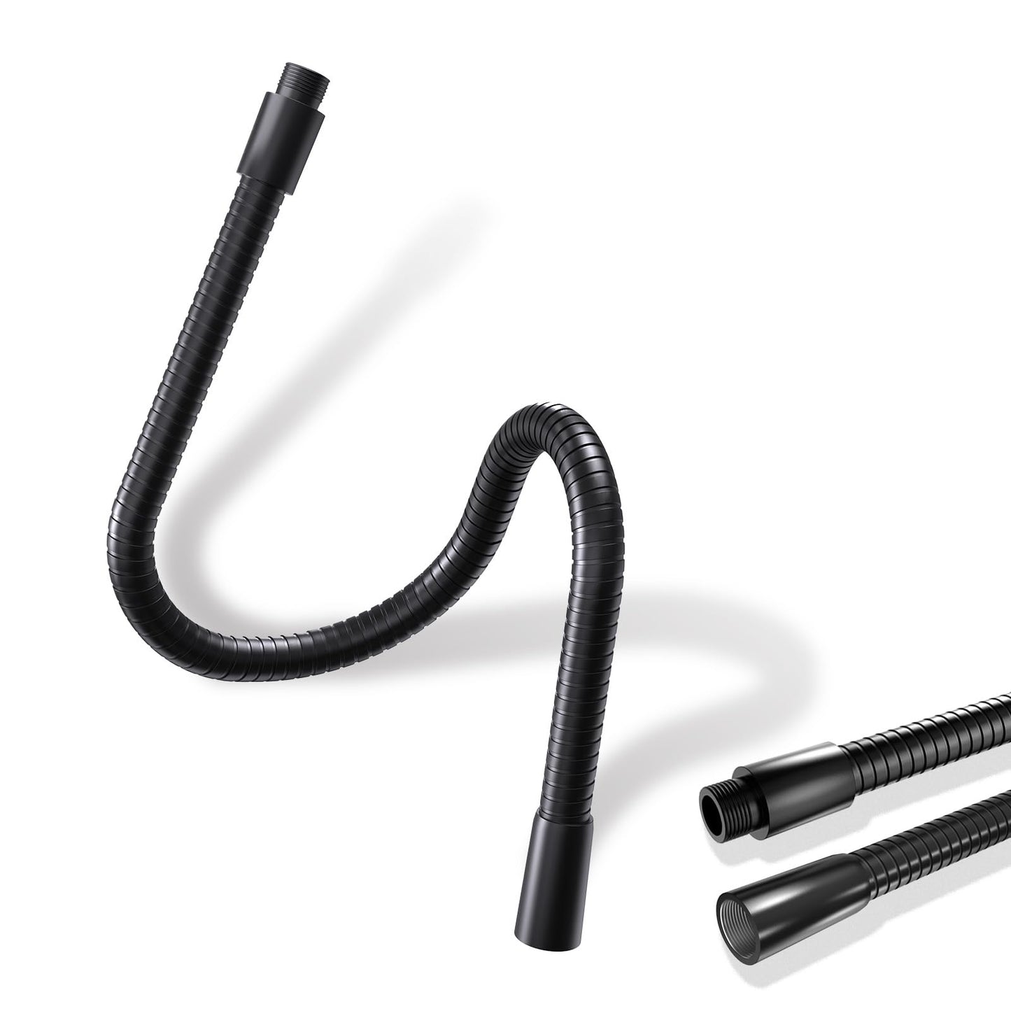 Heavy Duty 19 inch Microphone Gooseneck - Universal Flexible Gooseneck Arm with 5/8-27” Threaded, 360° Adjustable, Corrosion-resistant Design for