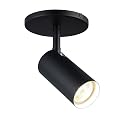 Dainolite Stanly Contemporary Adjustable Spotlight, 7.25", Matte Black, Can be Installed as Ceiling Light or Wall Light