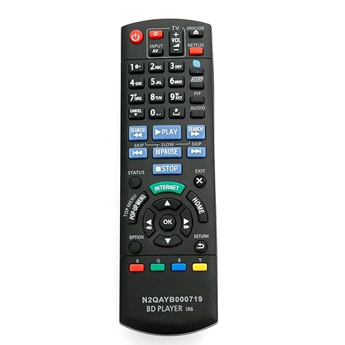 N2QAYB000719 Remote Control for Panasonic Blu-ray Disc Player DMP-BDT220