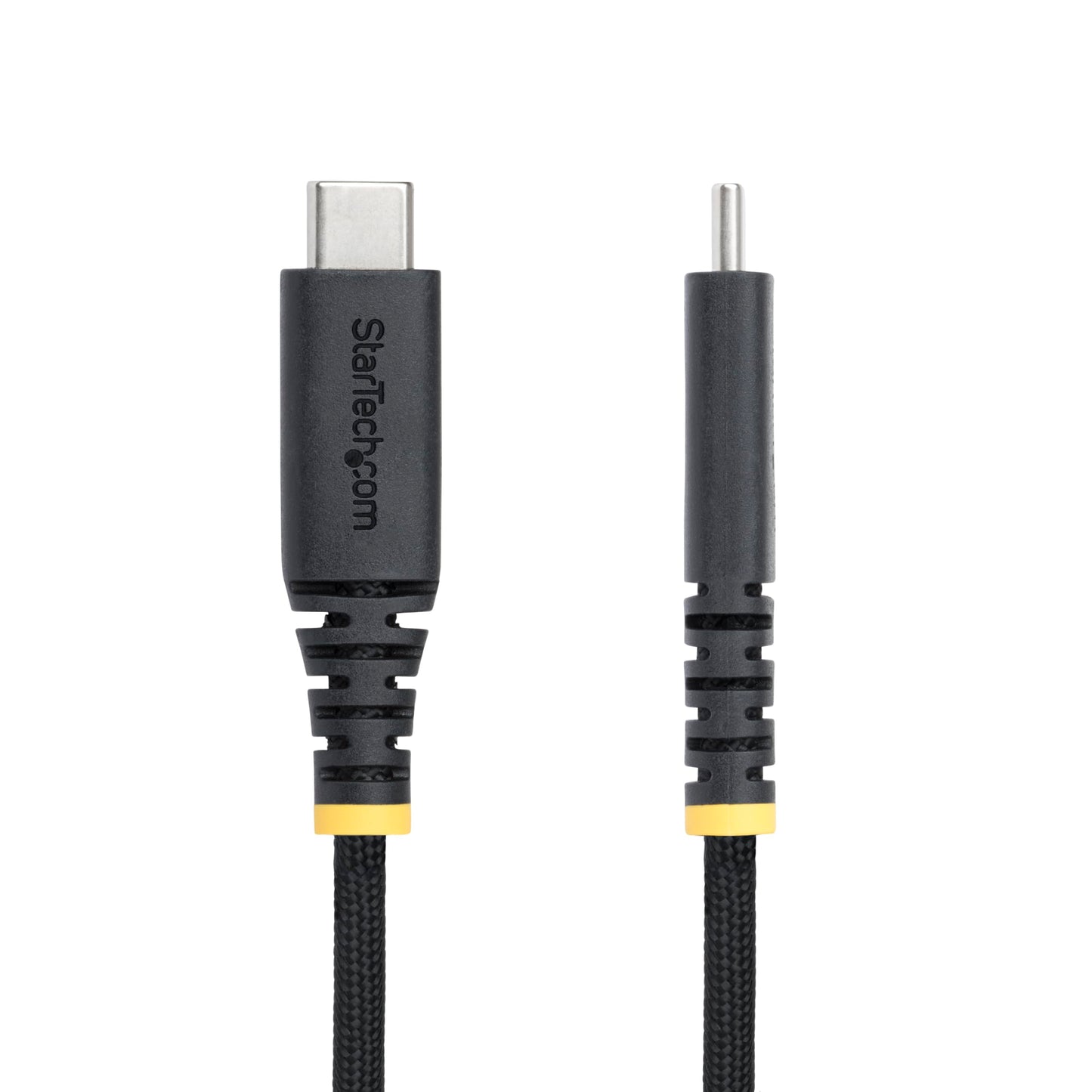 StarTech.com 6ft (2m) USB-C Charging Cable, Durable and Ultra-Flexible, Side Screw Locking, 240W (5A) PD EPR, USB 2.0 Laptop Charger Cable, USB-IF