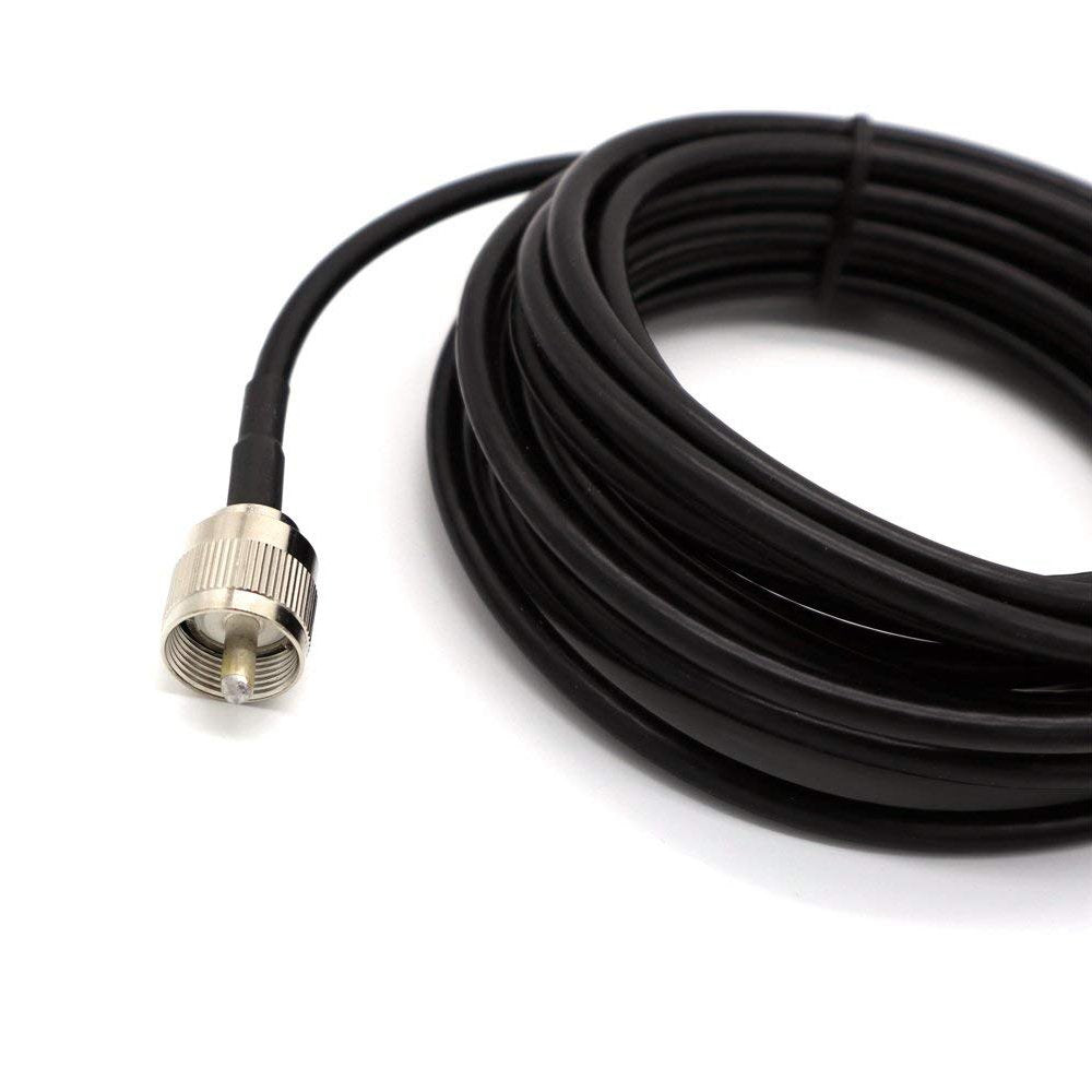 TengKo NMO Dual Band High Gain Antennas for CAR Mobile Radio UHF VHF 400-470 136-174MHZ and Mount Magnetic Base for Mobile Radios PL259 Connector (NMO