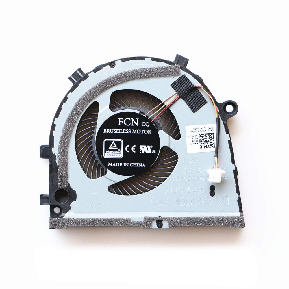 Fleshy Leaf New Replacement CPU + GPU Fan for Dell G3-3579 G3-3779 G5-5587 Gaming Laptop 0GWMFV 0TJHF2