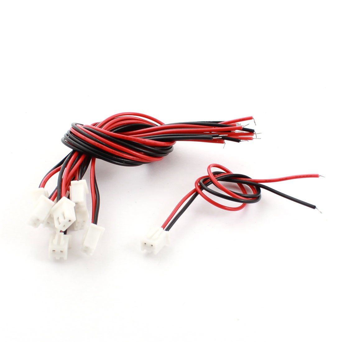 uxcell 10 Pcs 2mm Single Ends Male JST-XH Balance Connector Adapter Extension Wire
