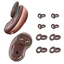 Woocon [8 Pairs] for Galaxy Buds Live Ear Tips - Anti-Slip/Dust Silicone Ear Cushion Accessories - S/L (Rose Gold)