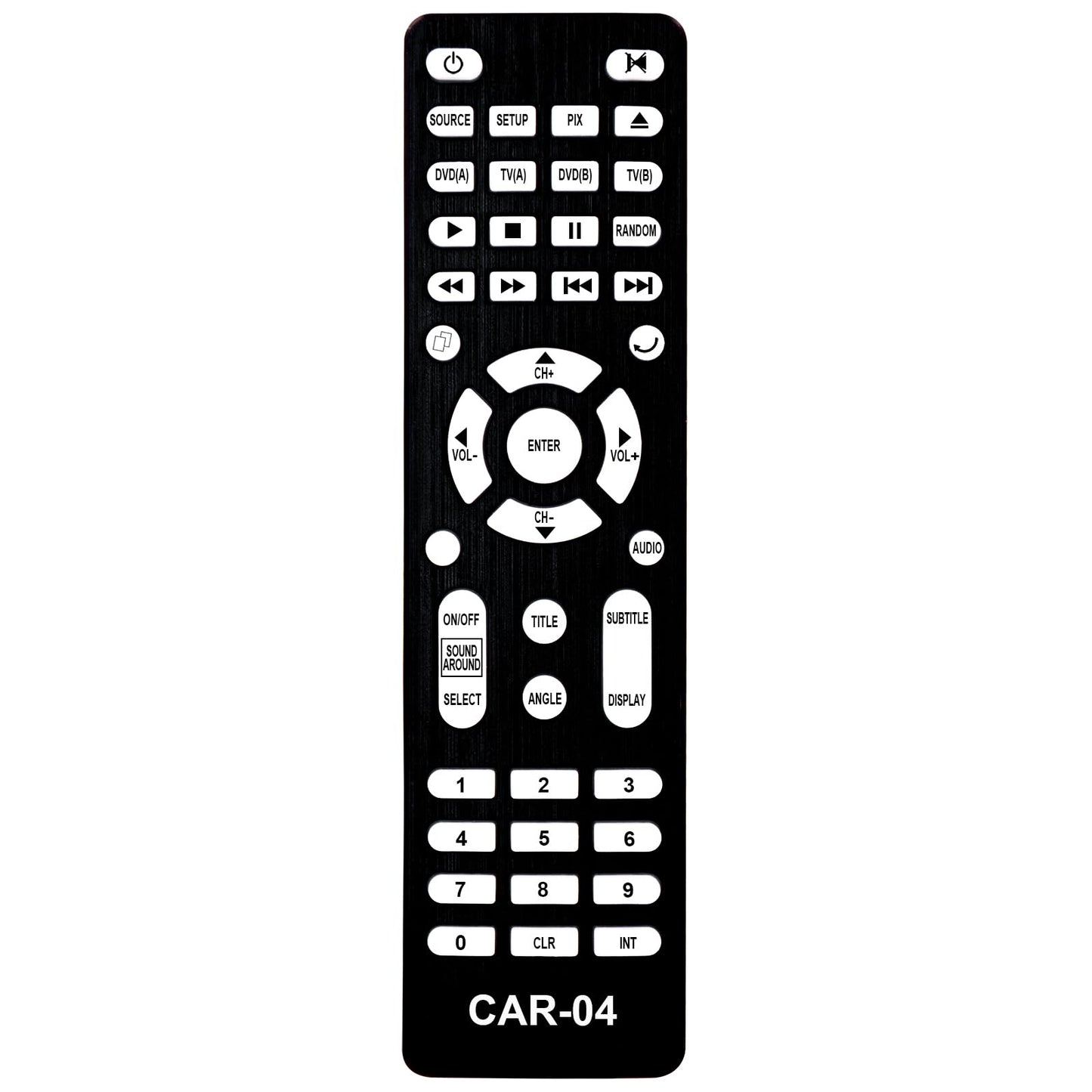 Replacement Remote Control for GM Buick Enclave Traverse Acadia Rear Entertainment DVD 2013 23109020