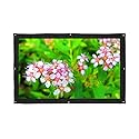 Portable Projector Screen, 200 Inch Anti-Crease Projector Screen with 16:9 HD 4K Screen Foldable Film Movie Projection for School Home Theater Cinema