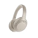 Sony WH-1000XM4 Wireless Premium Noise Canceling Overhead Headphones with Mic for Phone-Call and Alexa Voice Control, Silver WH1000XM4