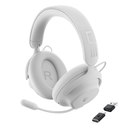 Alienware Pro Wireless Gaming Headset - Wired/Wireless, Bluetooth 5.3, 15 Minute Fast Charging, Audio Output 20 Hz, Battery Talk Time (ANC on) Up…