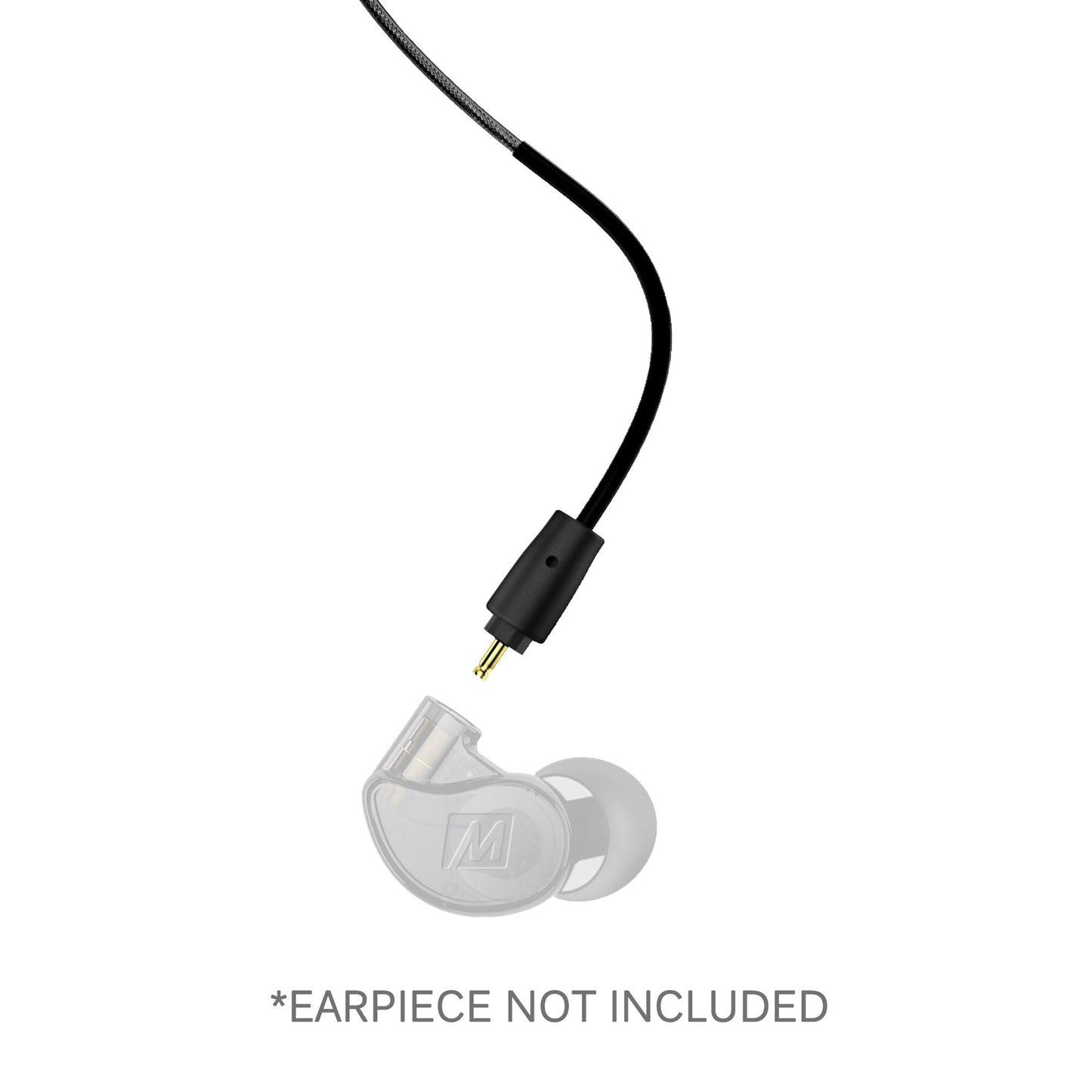 MEE audio MX PRO Series and M6 PRO Replacement Stereo Audio Cable (Black), 51 in