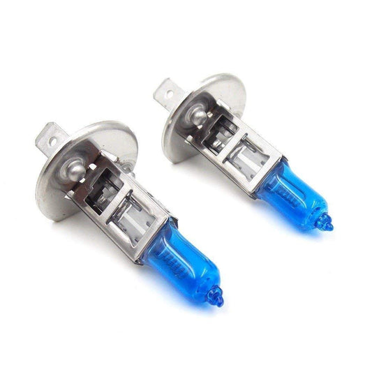 2 pieces Headlight Bulb 12 V 100 W, Super White Halogen Lamp 5600K (H1)