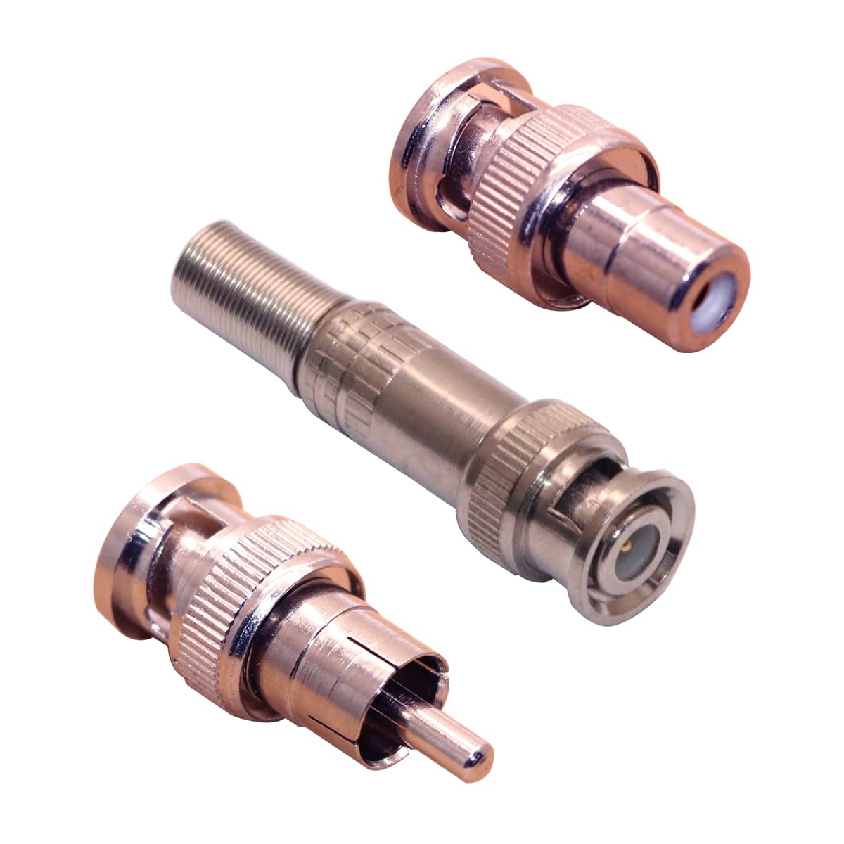 ZJKJHJY RF Coaxial Connector Kit, 9-Pack BNC Male/Female Adapters, RCA Plugs, Assorted Coax Connectors