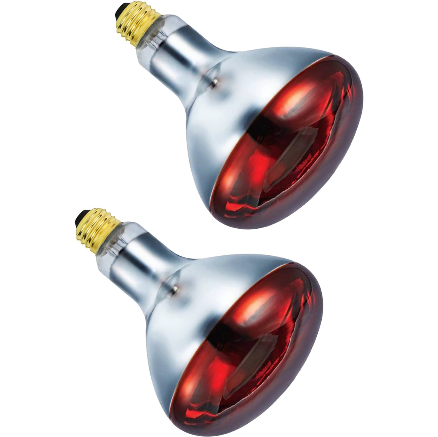 BULBMASTER 250 Watts R40 Red Heat Lamps Outdoor Bulbs for Pets Flood Light Bulb for Chickens Infrared Reflector 250W R40 Incandescent Medium E26 Base