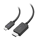 [Designed for Microsoft Surface] Cable Matters 48Gbps USB-C to HDMI Cable 6 Feet / 1.8 Meters Supports 4K 120Hz and 8K 60Hz HDR - USB4, Thunderbolt 3