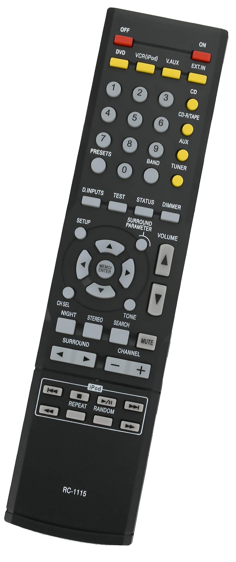 ALLIMITY RC-1115 sub RC-1120 Remote Control Replacement for Denon AV Surround Receiver AVR-2807 AVR-2808 AVR-2809 AVR-590 DHT590BA AVR-1610 Home