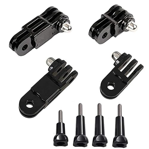 OctinPris 3-Way Adjustable Extension Pivot Arm Adapter Set- Long & Short Straight Joints Connector Convertor 35mm/50mm (2X Same Direction + 2X