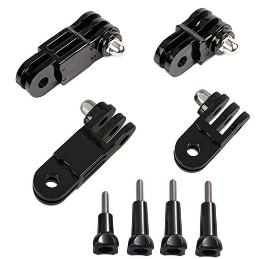 OctinPris 3-Way Adjustable Extension Pivot Arm Adapter Set- Long & Short Straight Joints Connector Convertor 35mm/50mm (2X Same Direction + 2X
