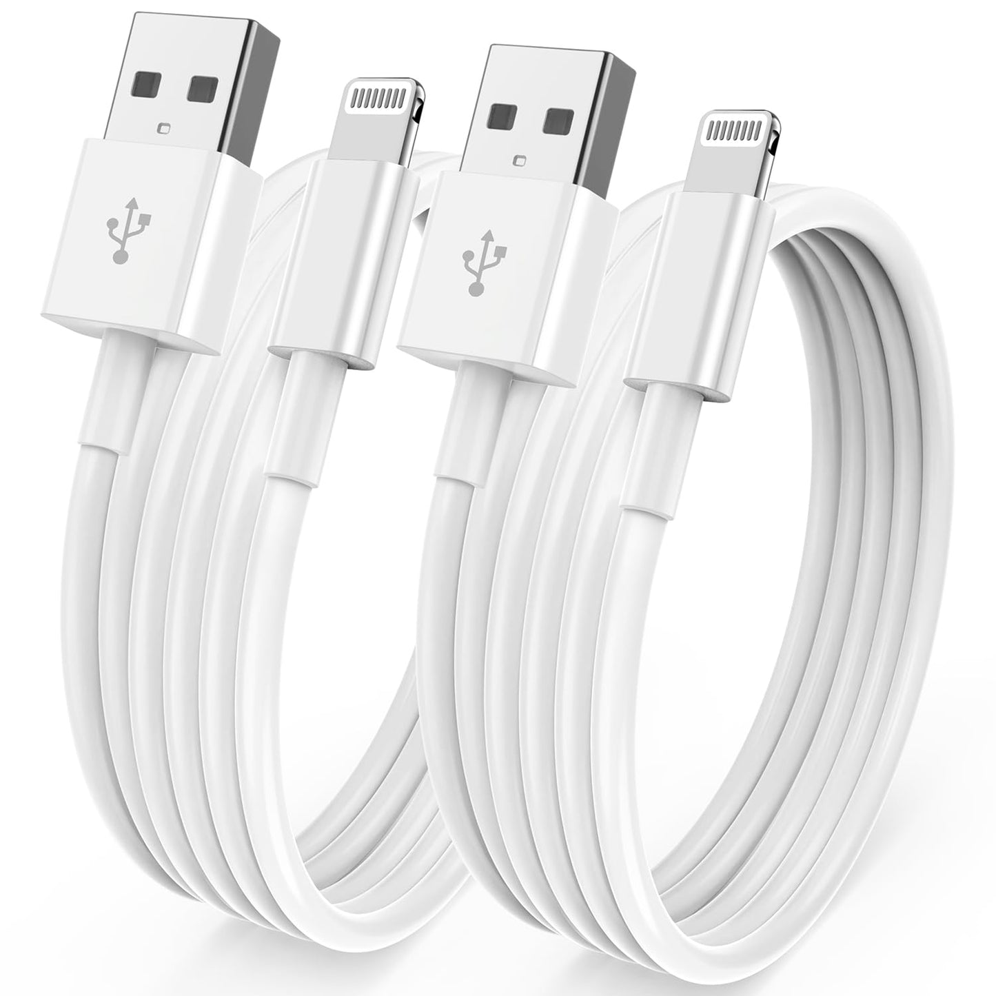 [ Apple MFi Certified ] iPhone Charger 6ft, Long Lightning to USB Cable 6 Feet, Fast Apple Charging Cable Cord 6 Foot for iPhone 14 Pro Max/13 Pro…