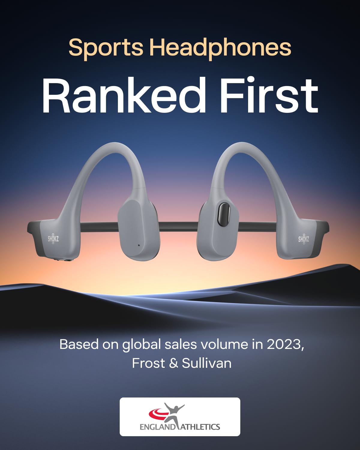 SHOKZ OpenSwim Pro - Open-Ear Bluetooth Headphones & 32GB MP3 Player, IP68 Waterproof, Bone Conduction Headphones, Secure Fit for Workouts, Running
