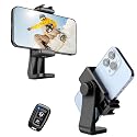 Victiv Phone Tripod Mount with Wireless Remote, Fits Any Smartphone, Rotates Vertical and Horizontal, Universal Mount 360 iPhone Tripod Mount Adapter
