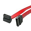 StarTech.com 6in SATA to Right Angle SATA Serial ATA Cable - 6in SATA Cable - left angle SATA Cable - angled SATA Cable, Red (SATA6RA1)