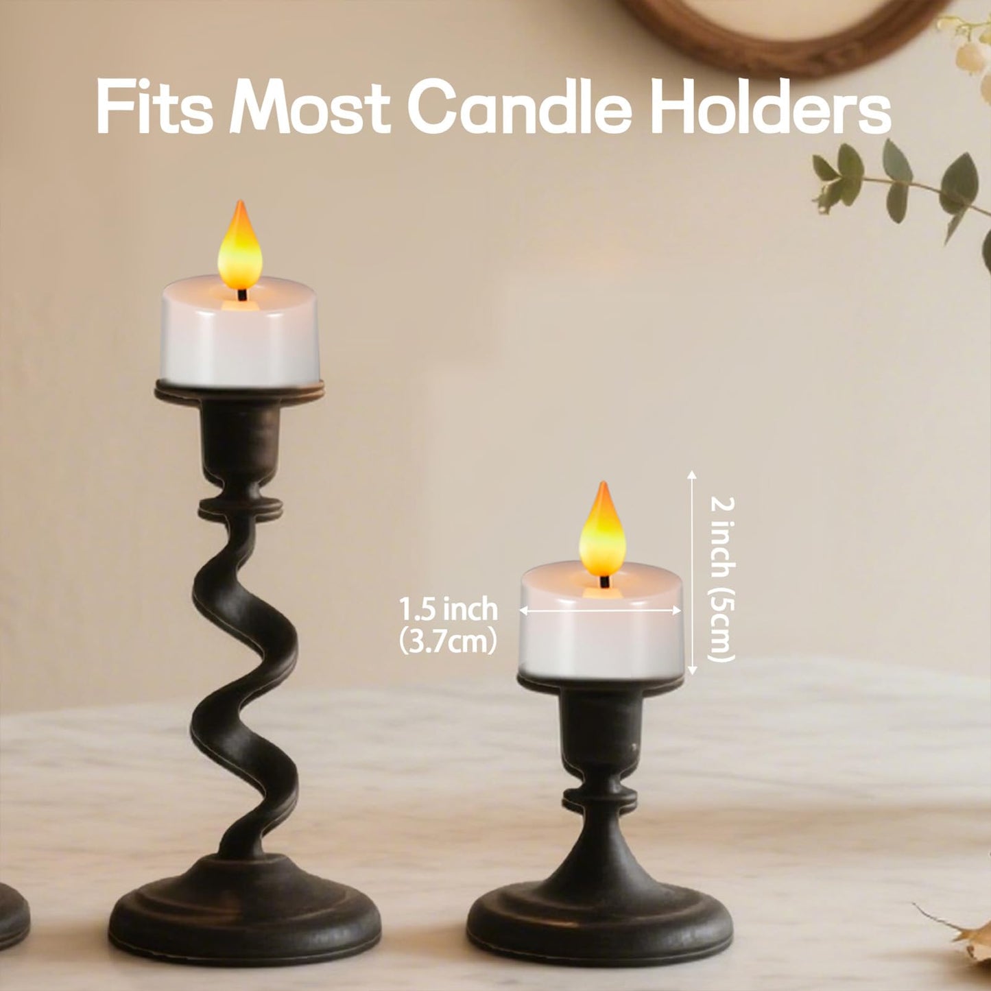 FPOO Rechargeable Candles tealights 12 Pack, Electric Tea Lights with Type-C Charging Base, 60-Hour Ultra Runtime, 2 inch Votive Candle with Remote