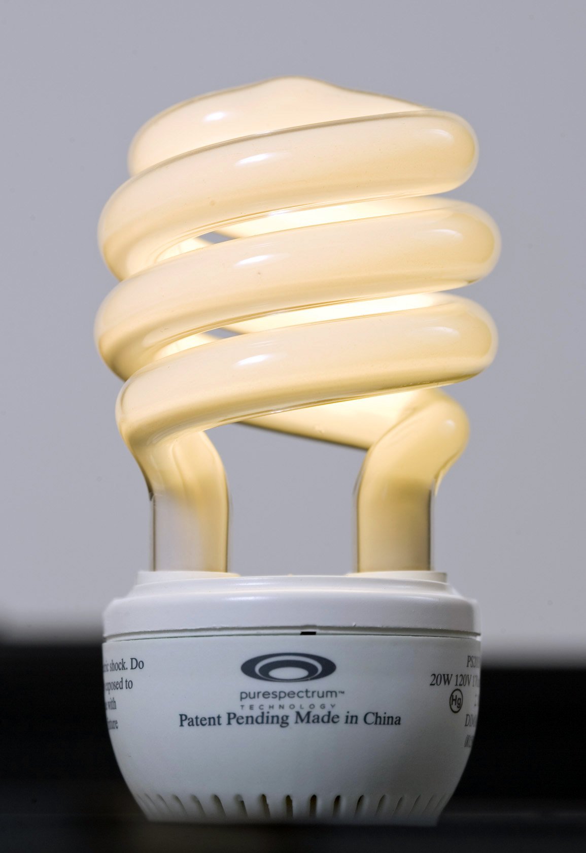 PureSpectrum 20W Fully Dimmable Spiral CFL (Case of 30) 2700K 6000 Hours (75W Equivalent)