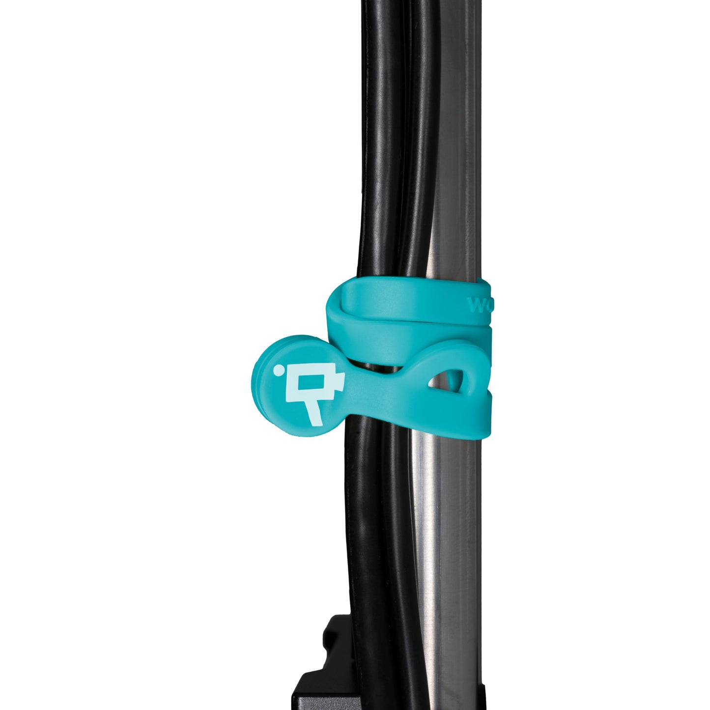Wooden Camera Cine Magnetic Silicone Cable Ties, Cord Organizer, Set of 5 (Teal, 175mm)