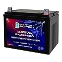 Mighty Max Battery ML-U1R-CCA -12 Volt, 200 CCA, Nut and Bolt (NB) Terminal, Rechargeable SLA AGM Battery
