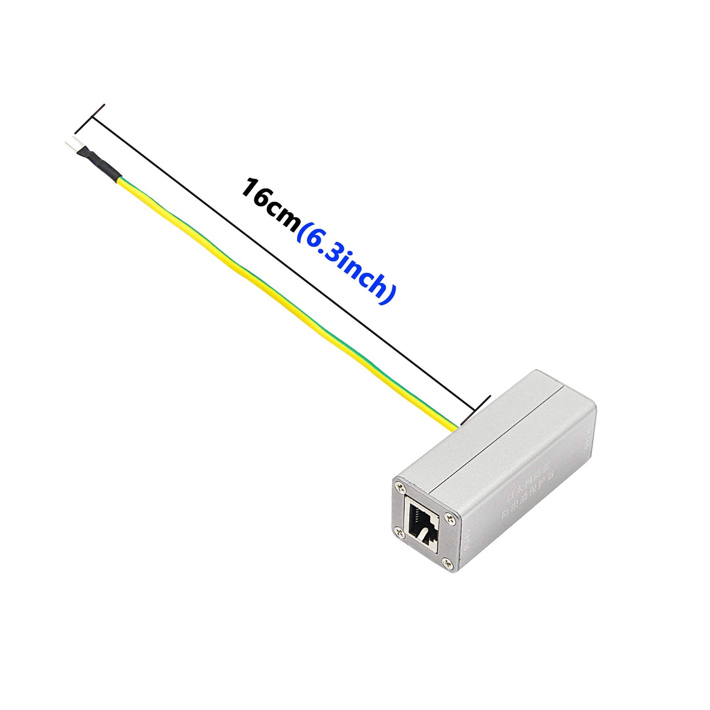CERRXIAN RJ45 Ethernet Network Surge Protector Outdoor Arrester Protection Device for POE Switch Camera SPD Protection Suppressor