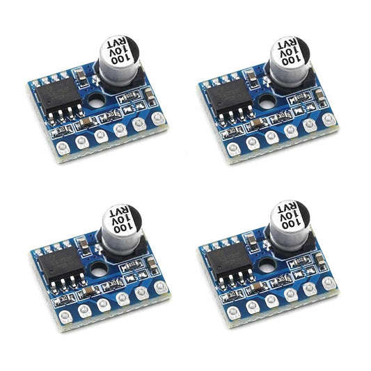 Rakstore 4pcs 5128 Amplifier Board 5W Class D Digital Amplifier Board Mono Audio Module Low Distortion