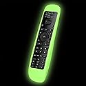 JCMOYUTY Case for SofaBaton U2 Universal Remote Silicone Cover Protector Green Skin Glow in Dark
