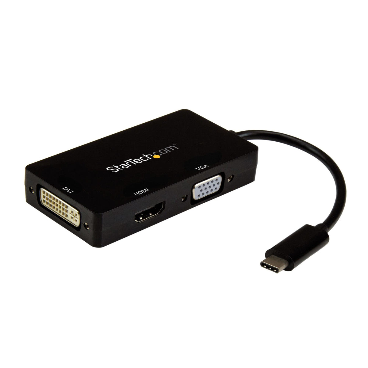StarTech USB-C to HDMI/VGA/DVI Adapter, 4K (CDPVGDVHDBP)