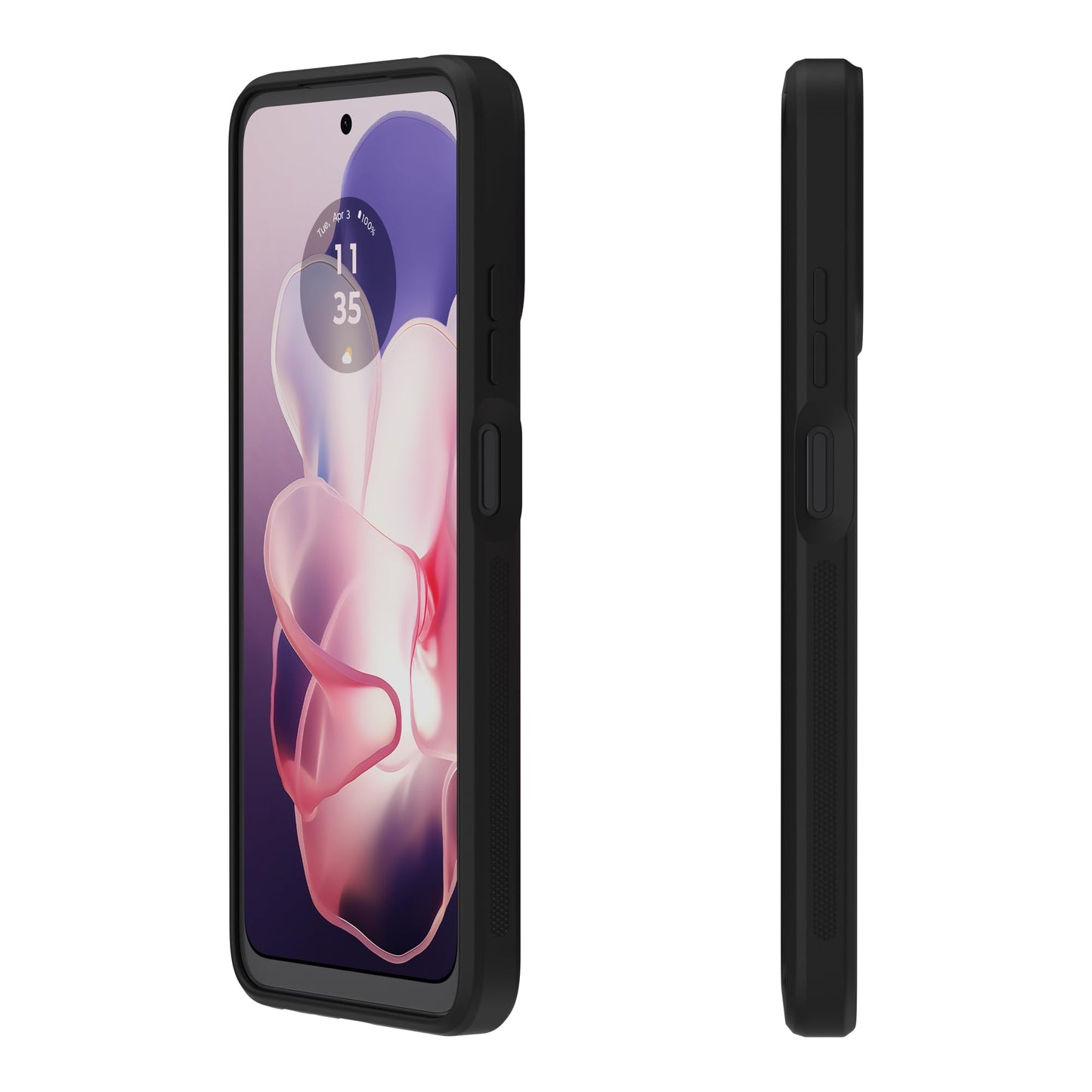 Motorola Moto G Power 5G (2024) Textured Protective Case- Black
