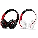 JYSiptkird Bluetooth Over The Ear Headphone Stereo Sound Computer PC Headset for Gaming Meeting Chat with Mic/Soft Earmuffs/Foldable/TF 3.5mm Jack…