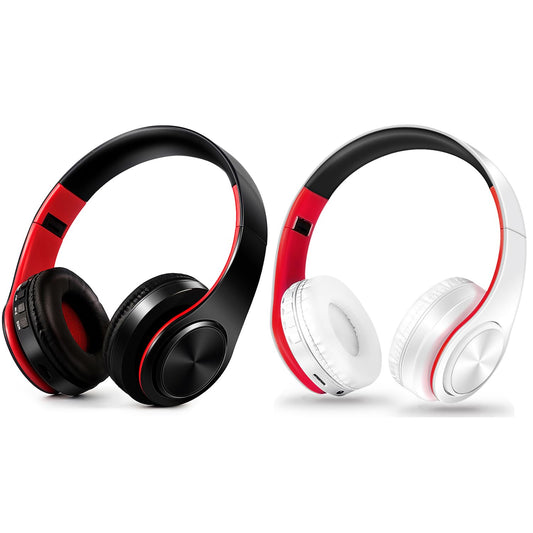 JYSiptkird Bluetooth Over The Ear Headphone Stereo Sound Computer PC Headset for Gaming Meeting Chat with Mic/Soft Earmuffs/Foldable/TF 3.5mm Jack…