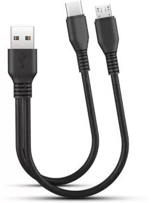 USB Type C & Micro Charge Power Cable Cord for Bose SoundSport/QuietControl 30 / Sport, Sony, Beats Flex/Studio Buds, JBL, TOZO Senso, Mpow Jaws