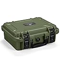 K&F CONCEPT Waterproof Hard Case, Portable Protective Camera Case, Customizable Foam Case Fit Use of Camera, Drones, Equipments -13.5x11.4x5.3inch