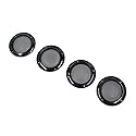 Mcredy 2 Inch Speaker Cover with Metal Mesh, Black ABS Plastic 4 Pcs