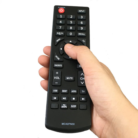 MC42FN00 sub MC42FN01 Replacement Remote Control Compatible for Sanyo TV FW24E05F FW48D25T