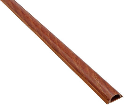 Electriduct Cable Shield Floor Cord Cover CSX-1.5 PVC Wire Protector 58 Inch - Wood Grain Cherry