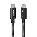 Anker Prime Thunderbolt 5 Cable, 1.7 FT USB C to USB C Cable, 240W Charging, 80Gbps Data Transfer, Up to 120Gbps Bandwidth, 8K/4K Displays, for iPhone