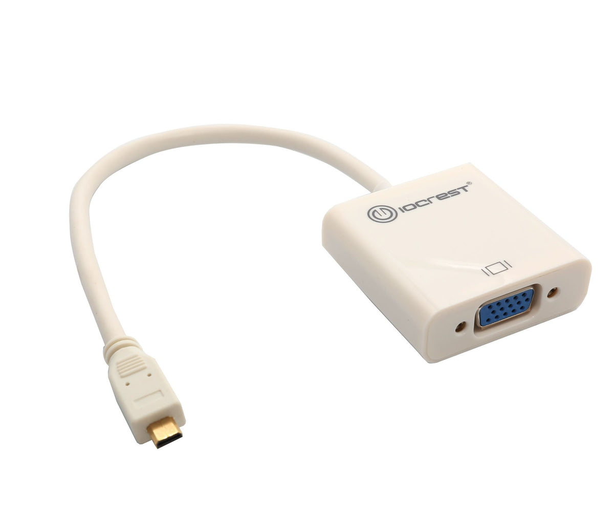 IO Crest SY-ADA31045 Active Micro HDMI Male to VGA Female Adapter