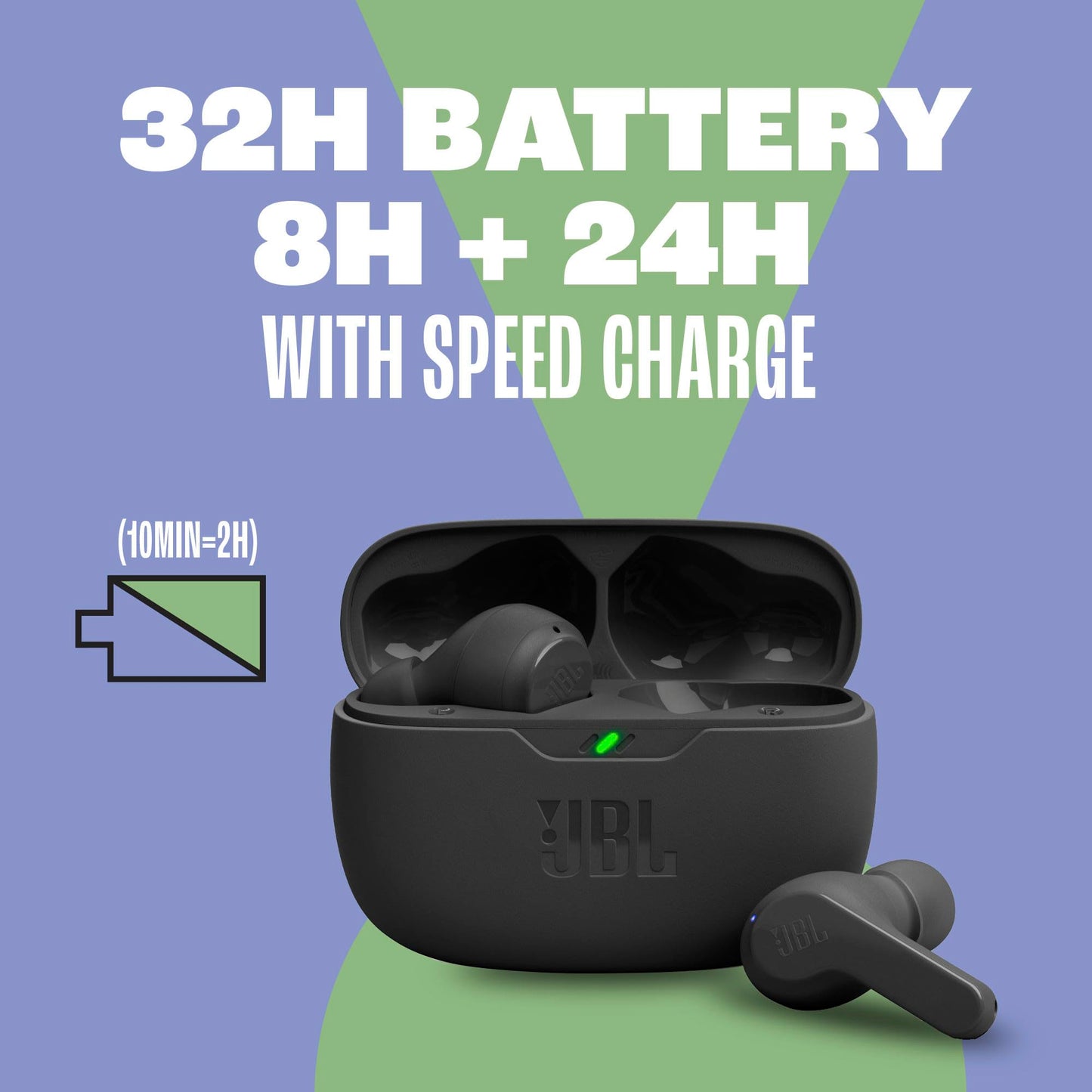 JBL Vibe Beam - True Wireless Earbuds - Blue