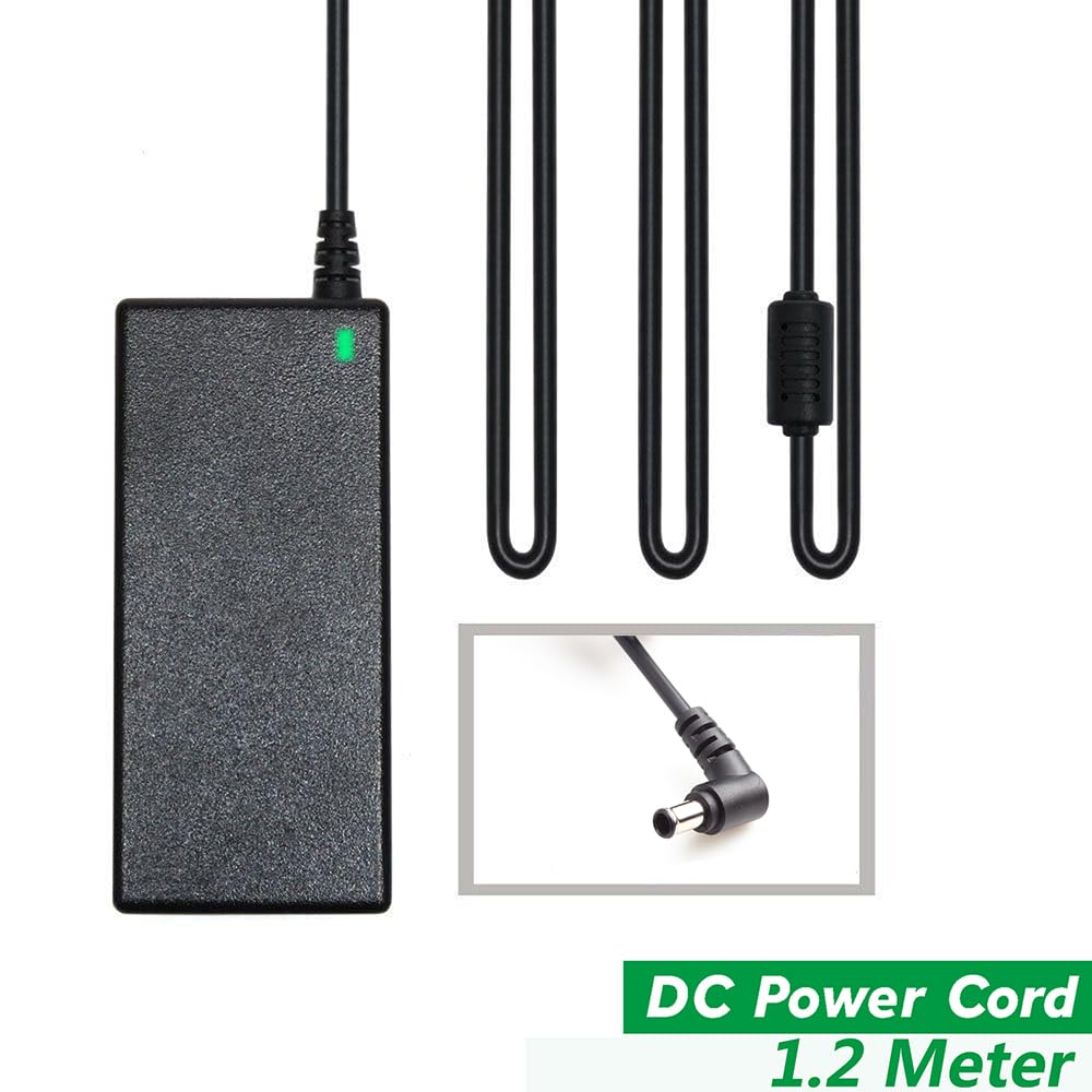 for LG Monitor Power Cord 19V DC Electronics 32" 27" 24" 19" 20" 22" 23" TV Monitor LG 27 27MN60T-W 27ML600M 24M47H-P 24MP55HQ 27ML600M-B 27MN60T…