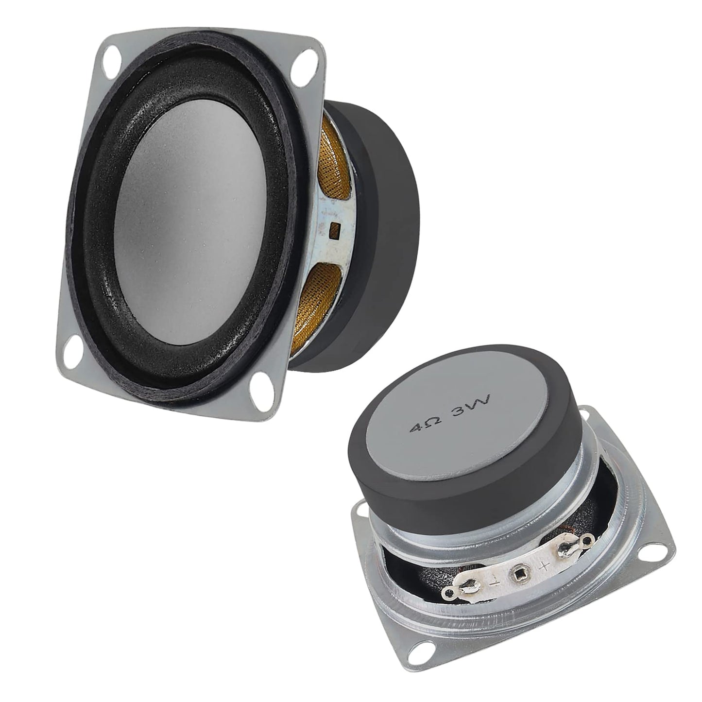 D-FLIFE 2" 4Ohm 3W Full Range Audio Speaker Stereo Woofer Loudspeaker for Arduino (4pcs)