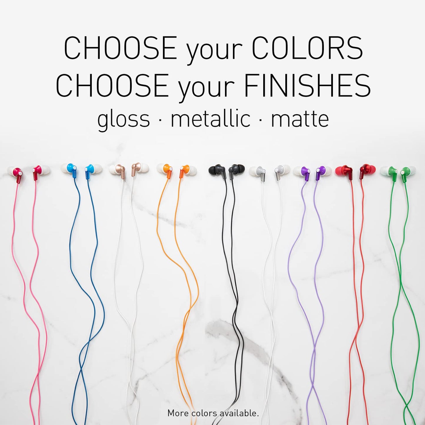Panasonic ErgoFit In-Ear Earbud Headphones RP-HJE120-A (Blue) Dynamic Crystal-Clear Sound, Ergonomic Comfort-Fit
