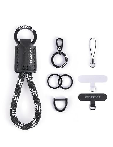 project-cb Phone Finger Ring Strap 1,Phone Tether Tab 2,Phone Lanyard,Phone Strap,Key Chain,Key Ring 2,Charms for Phone Case,Phone