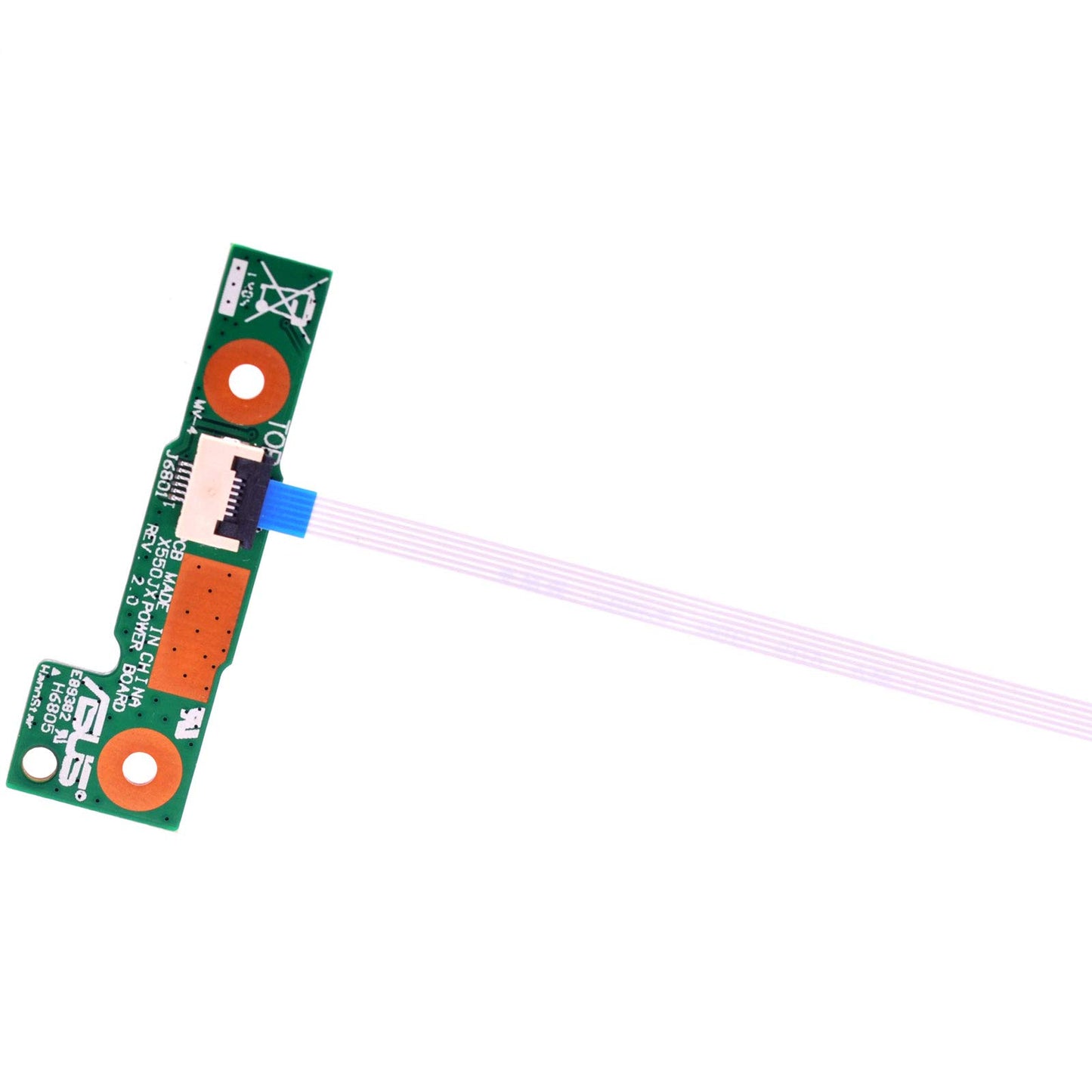 Deal4GO Power Switch Button Board w/Cable 69N0JC10B00 Replacement for ASUS A550 X550 X552 K550 R550 R510 F550 P550 Y581 FX50 VX50 A550V